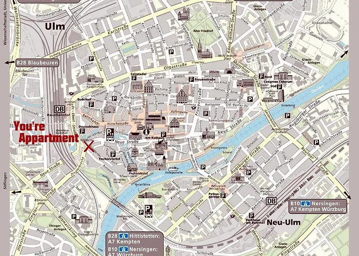 Daire Ruhig, Zentral & Modern Im Herzen Ulms *